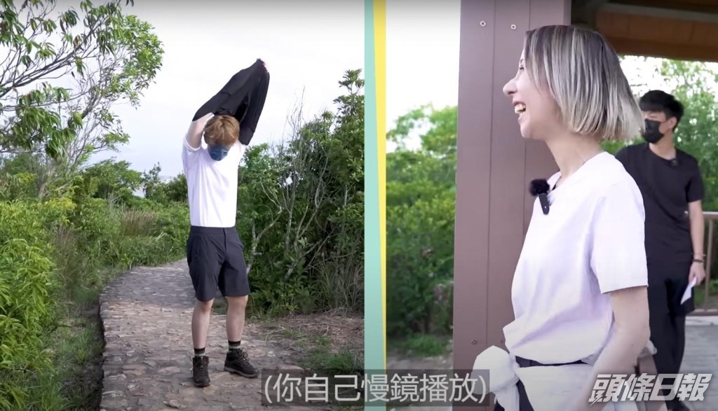 泳兒話自己笑點低。